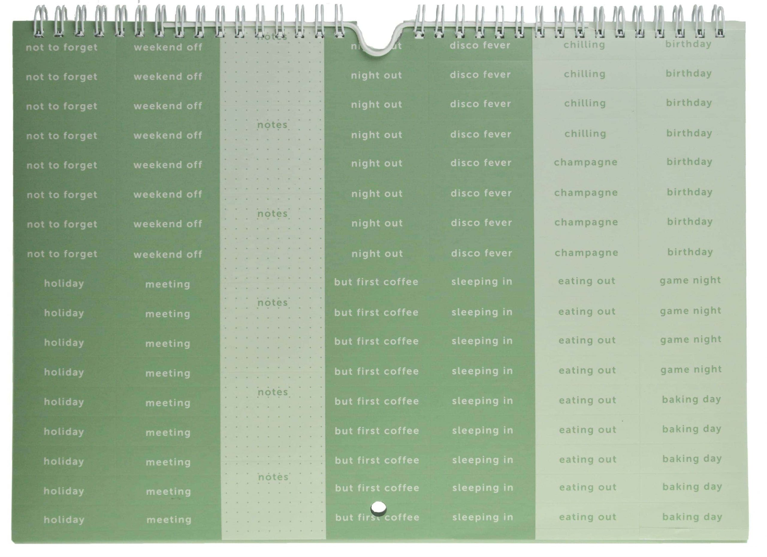 a-journal-family-planner-2020-familienkalender-mint-green image 5