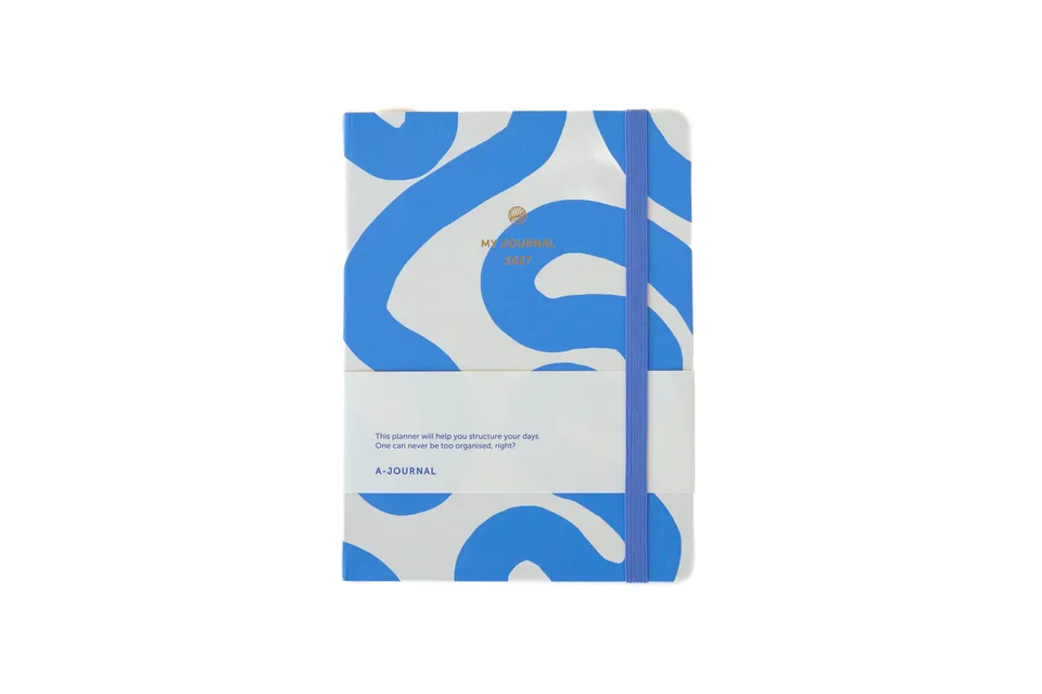 a-journal-my-journal-diary-2027-tagebuch-flow-blue image 1