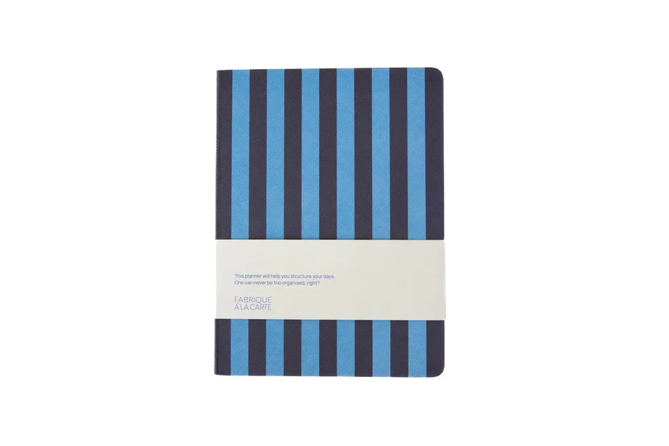 a-journal-fabrique-diary-2027-blue-stripes-tagebuch image 1