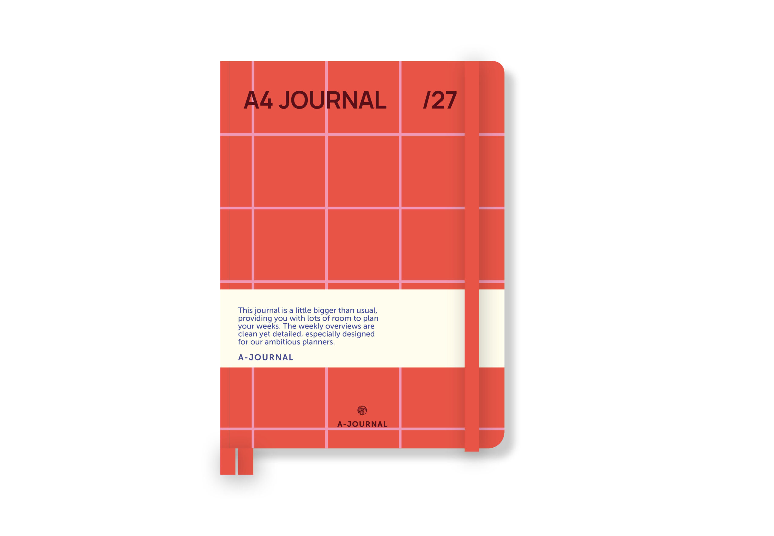 a-journal-my-journal-diary-2027-a4-pink-red-tagebuch image 1