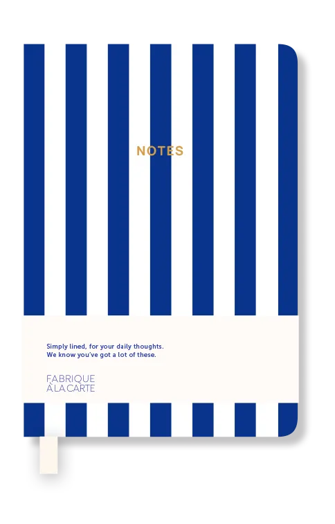 a-journal-fabrique-a7-notebook-striped-blue-notizbuch image 1