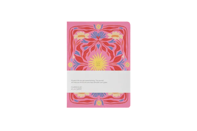 a-journal-fabrique-school-diary-2025-2026-schulkalender-sun-pink image 1