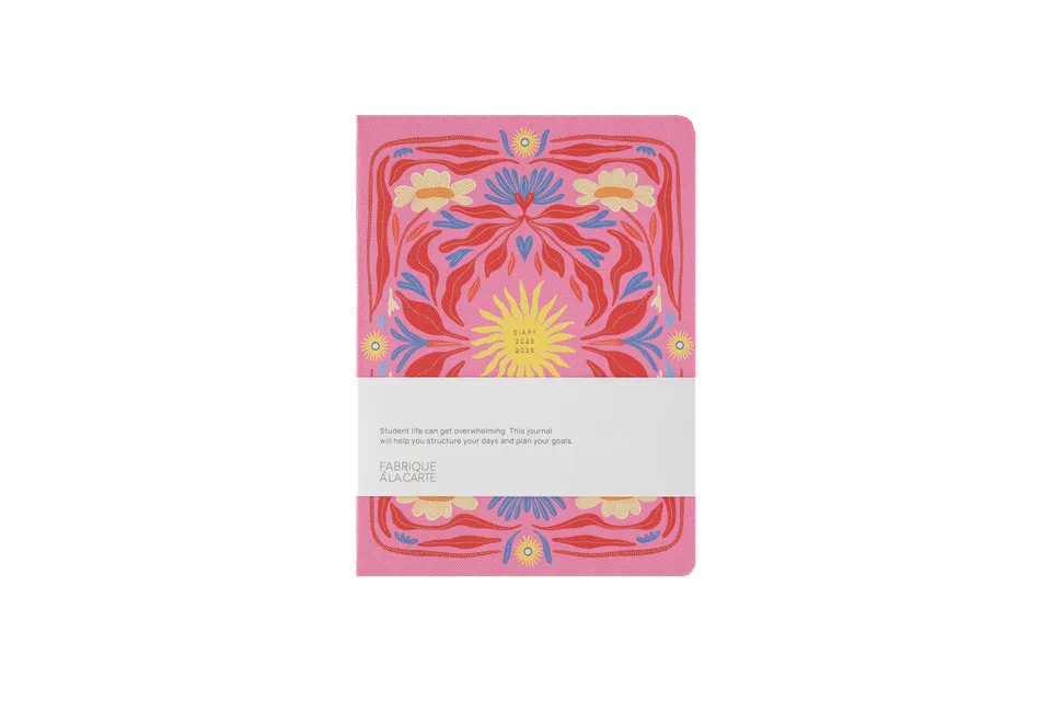 a-journal-fabrique-school-diary-2025-2026-schulkalender-sun-pink image 1