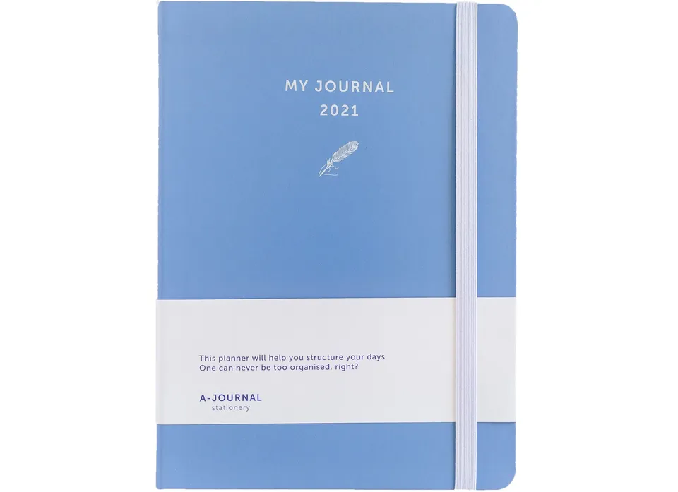 a-journal-my-journal-diary-2021-kalender-lavendelblau image 1