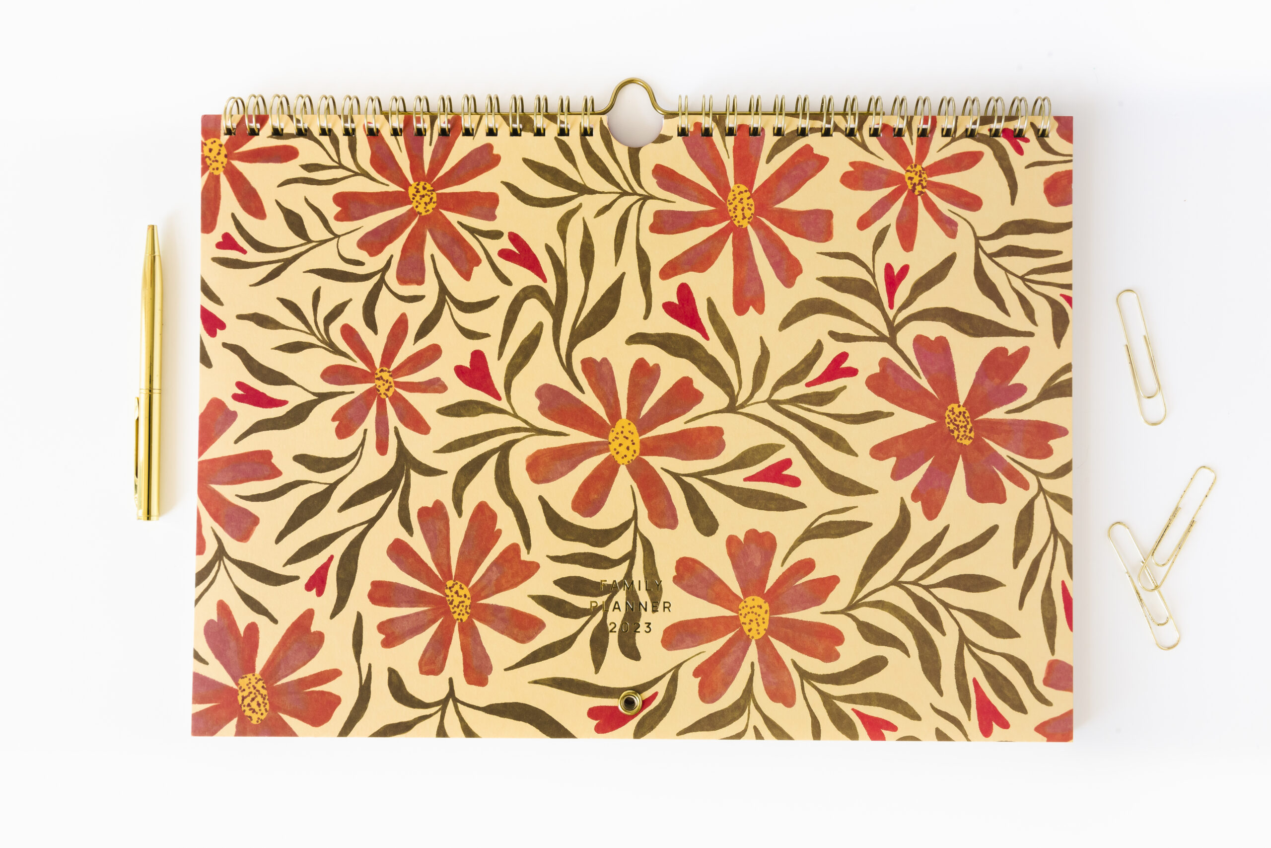 a-journal-family-planner-2023-familienkalender-blumen image 2
