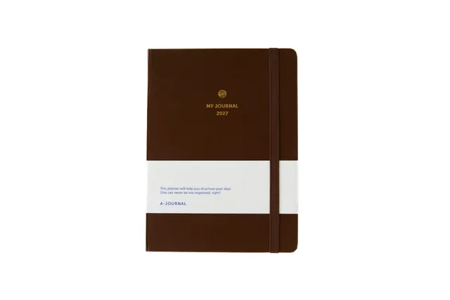 a-journal-my-journal-diary-2027-tagebuch-chocolate-braun image 1