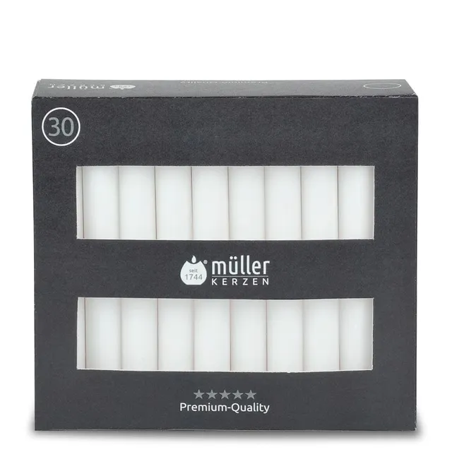 m-ller-kerzen-tafelkerzen-175-20-30er-pack-stabkerzen image 1
