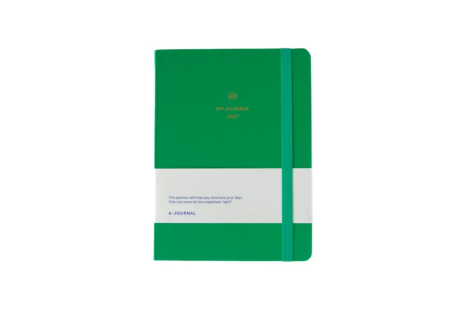 a-journal-my-journal-diary-2027-tagebuch-emerald-green image 1