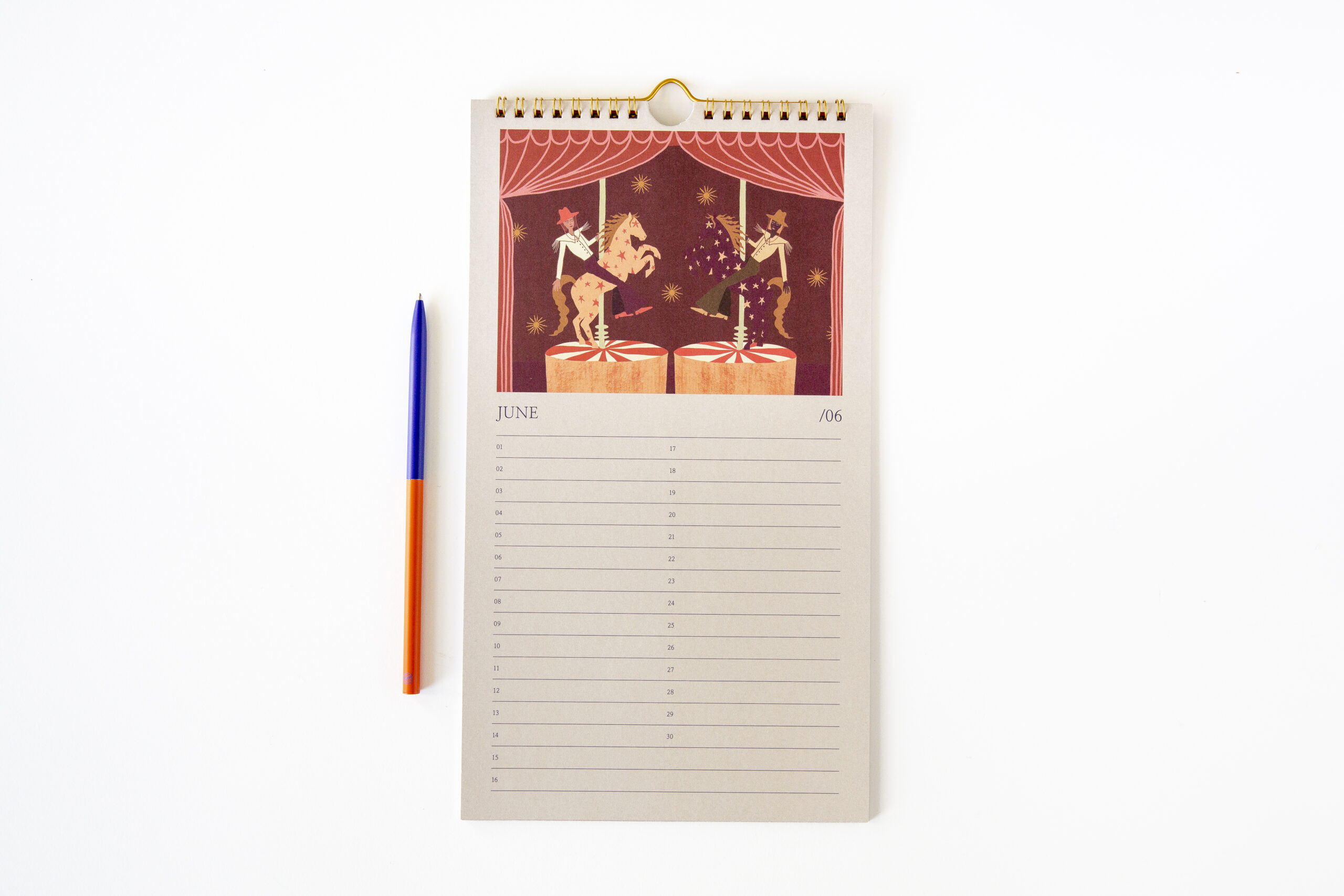 a-journal-birthday-calendar-circus-geburtstagskalender-ewig image 4