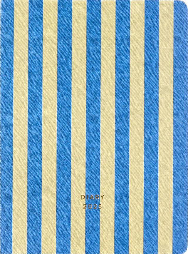 a-journal-fabrique-diary-2025-tagebuch-stripes-blue image 1