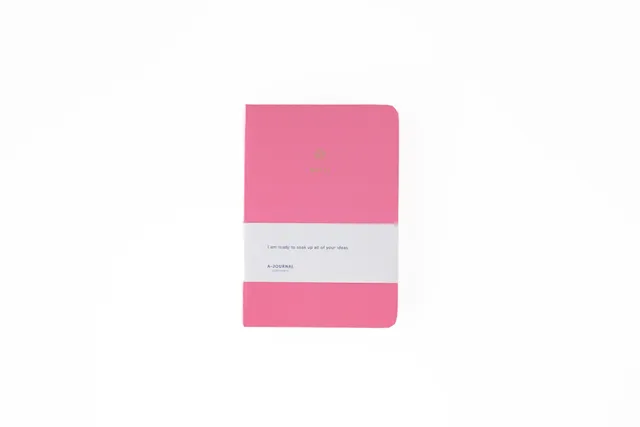 a-journal-a6-notebook-pink-notizbuch-rosa-a6 image 1