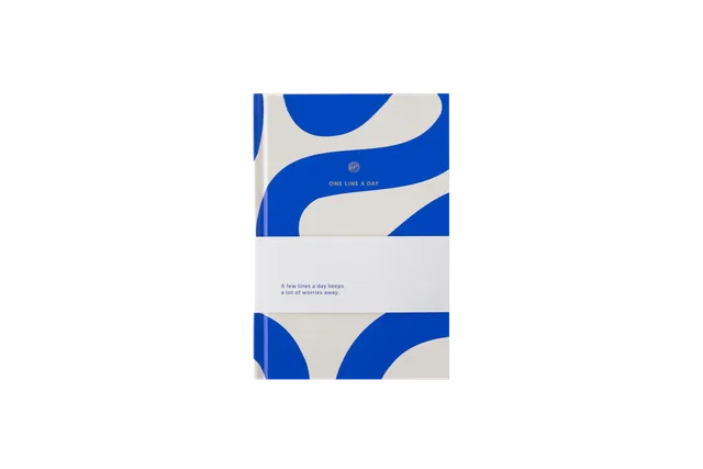 a-journal-one-line-a-day-flow-blue-tagebuch-5-jahre image 1