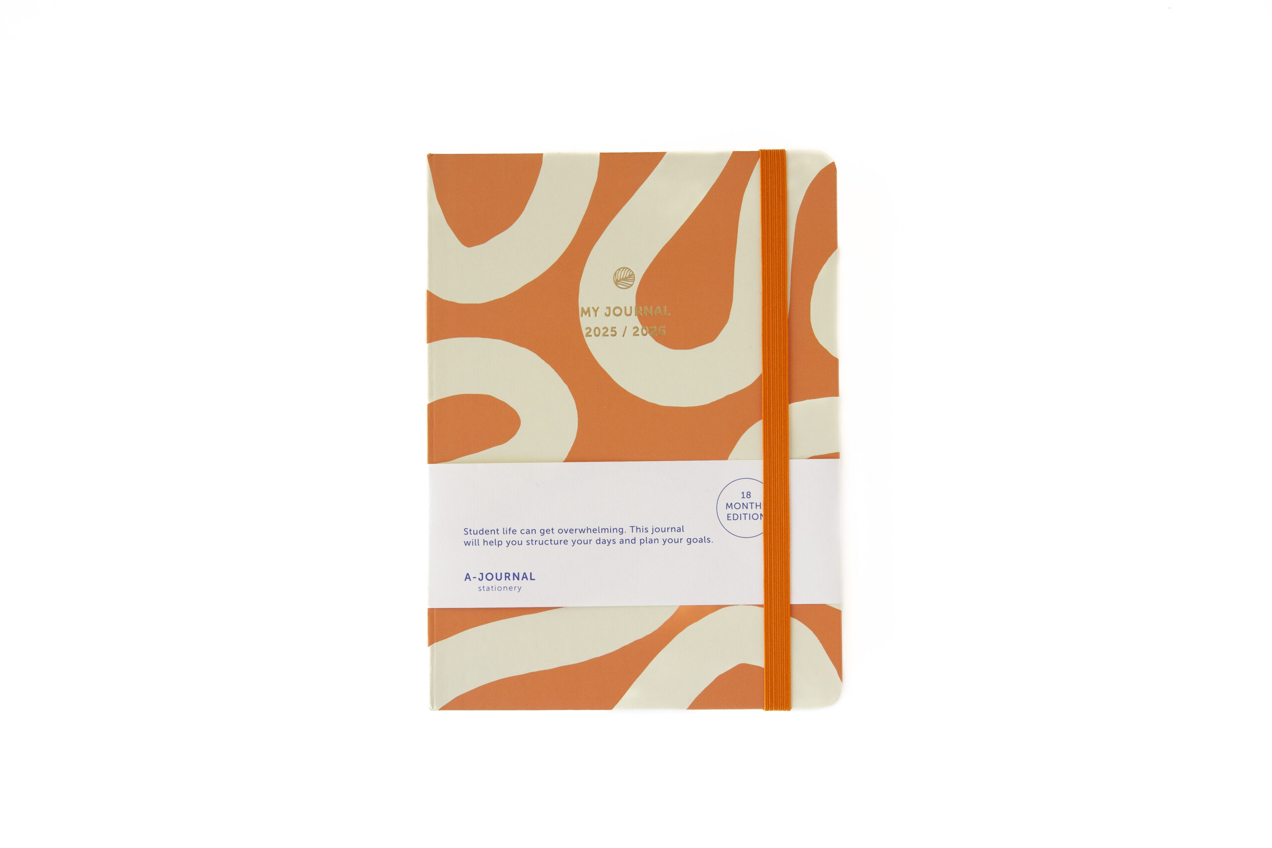a-journal-my-journal-schulkalender-2025-2026-flow-orange-18-monate image 1