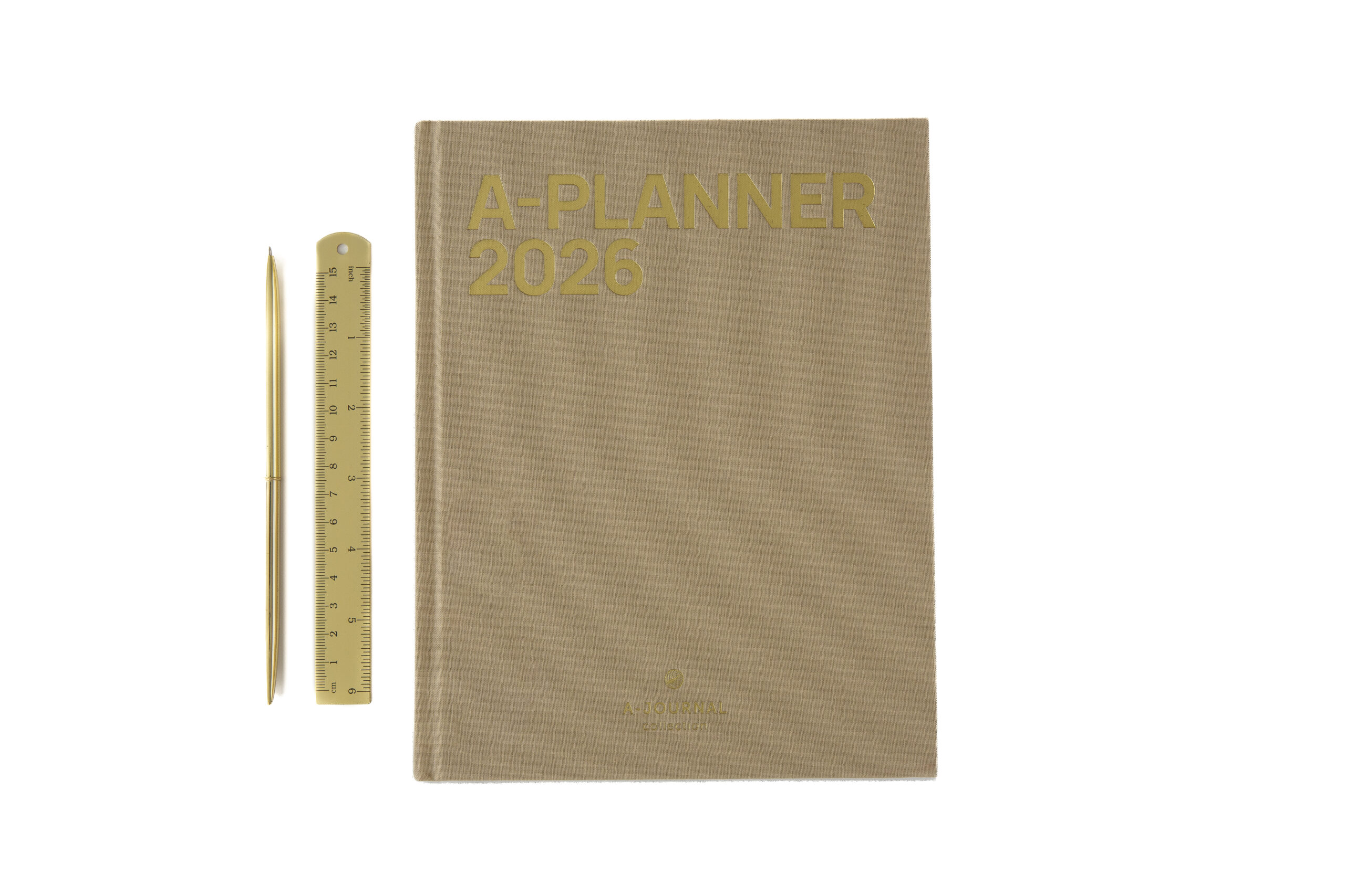 a-journal-a-planner-2026-planer-beige-linen-leinen image 2