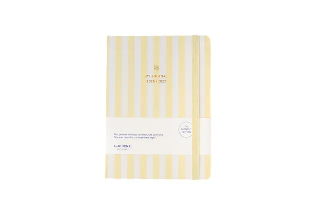 a-journal-my-journal-18-monate-kalender-2026-2027-vanille image 1