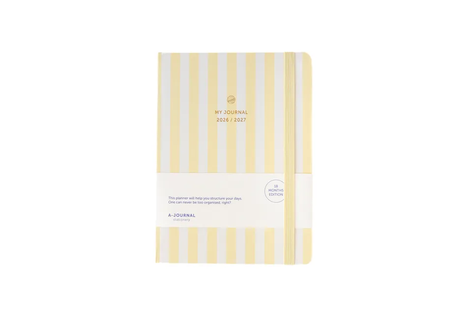 a-journal-my-journal-18-monate-kalender-2026-2027-vanille image 1