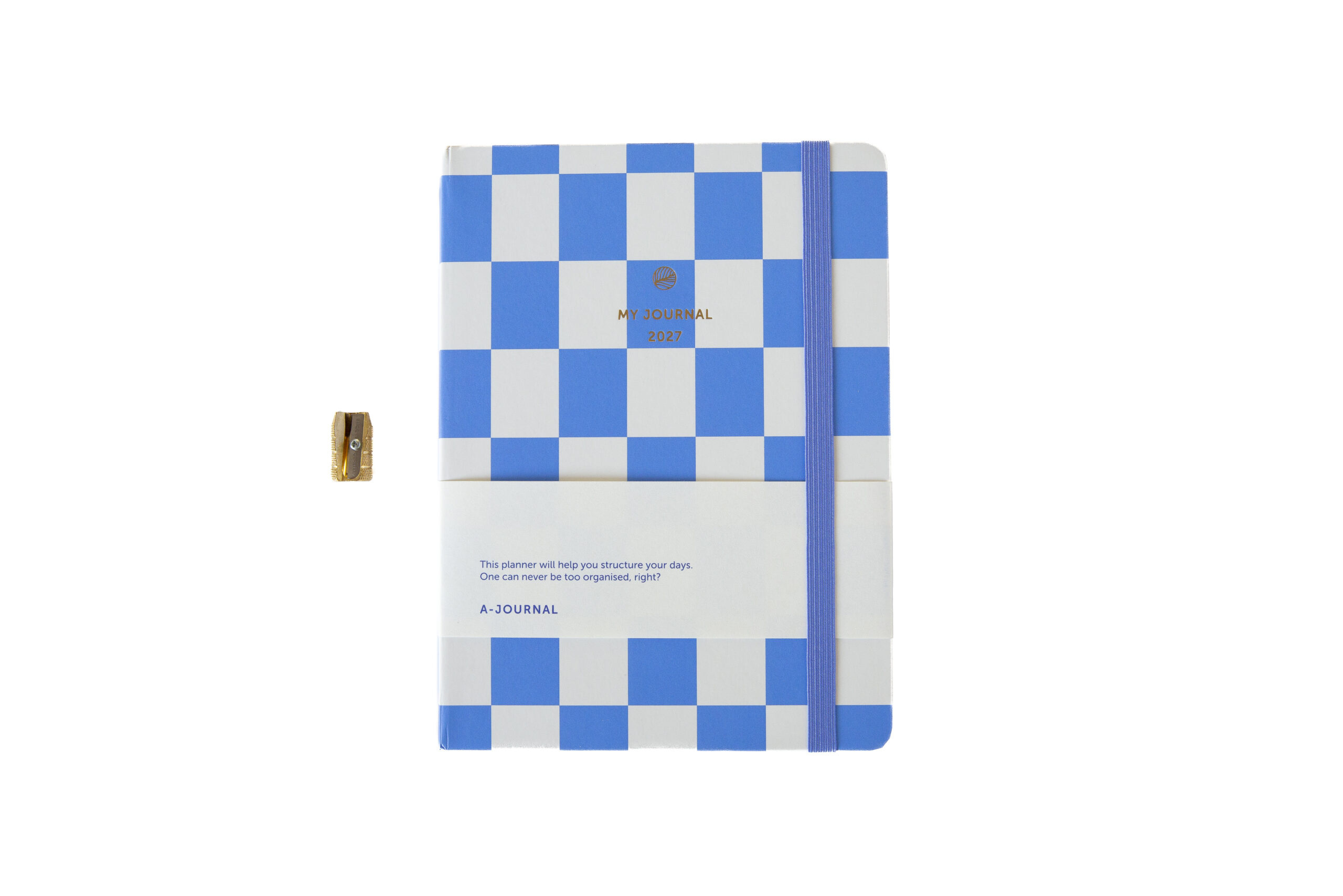 my-journal-diary-2027-tagebuch-kariert-blau image 4