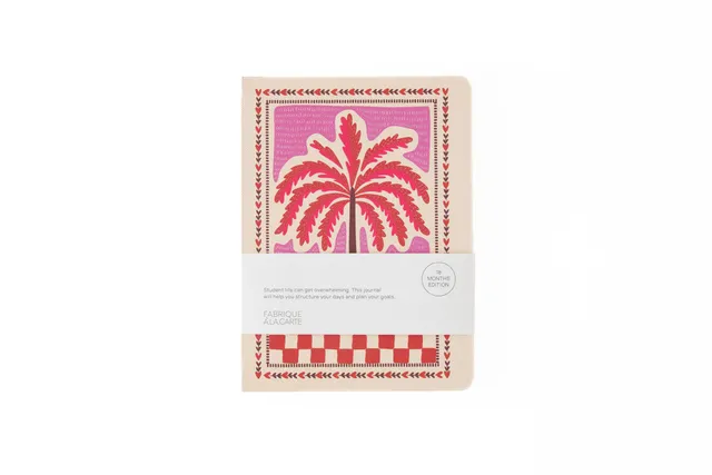 a-journal-fabrique-18-monate-sch-lerplaner-palme-pink image 1
