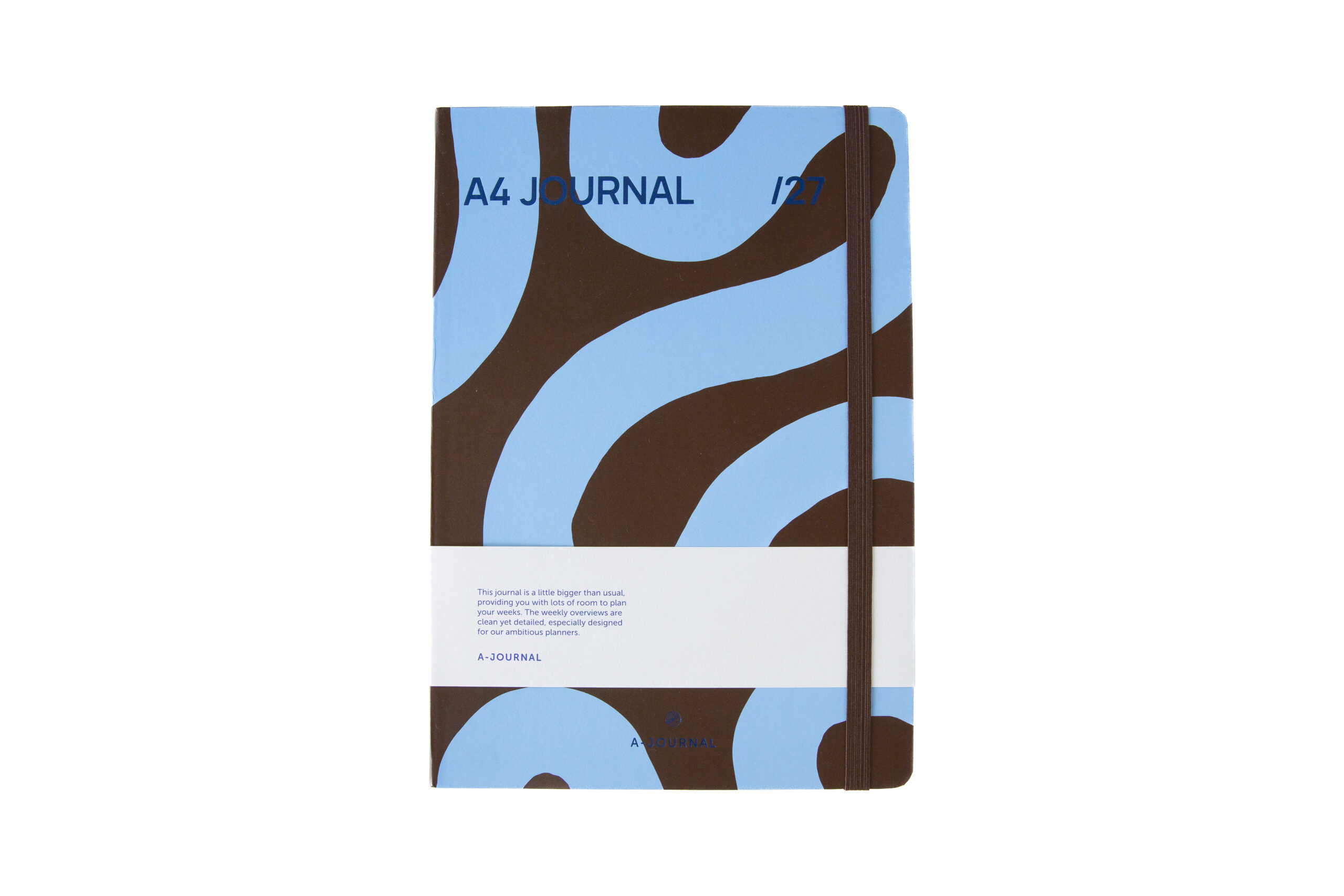 a-journal-my-journal-diary-2027-a4-tagebuch-flow-blue image 1