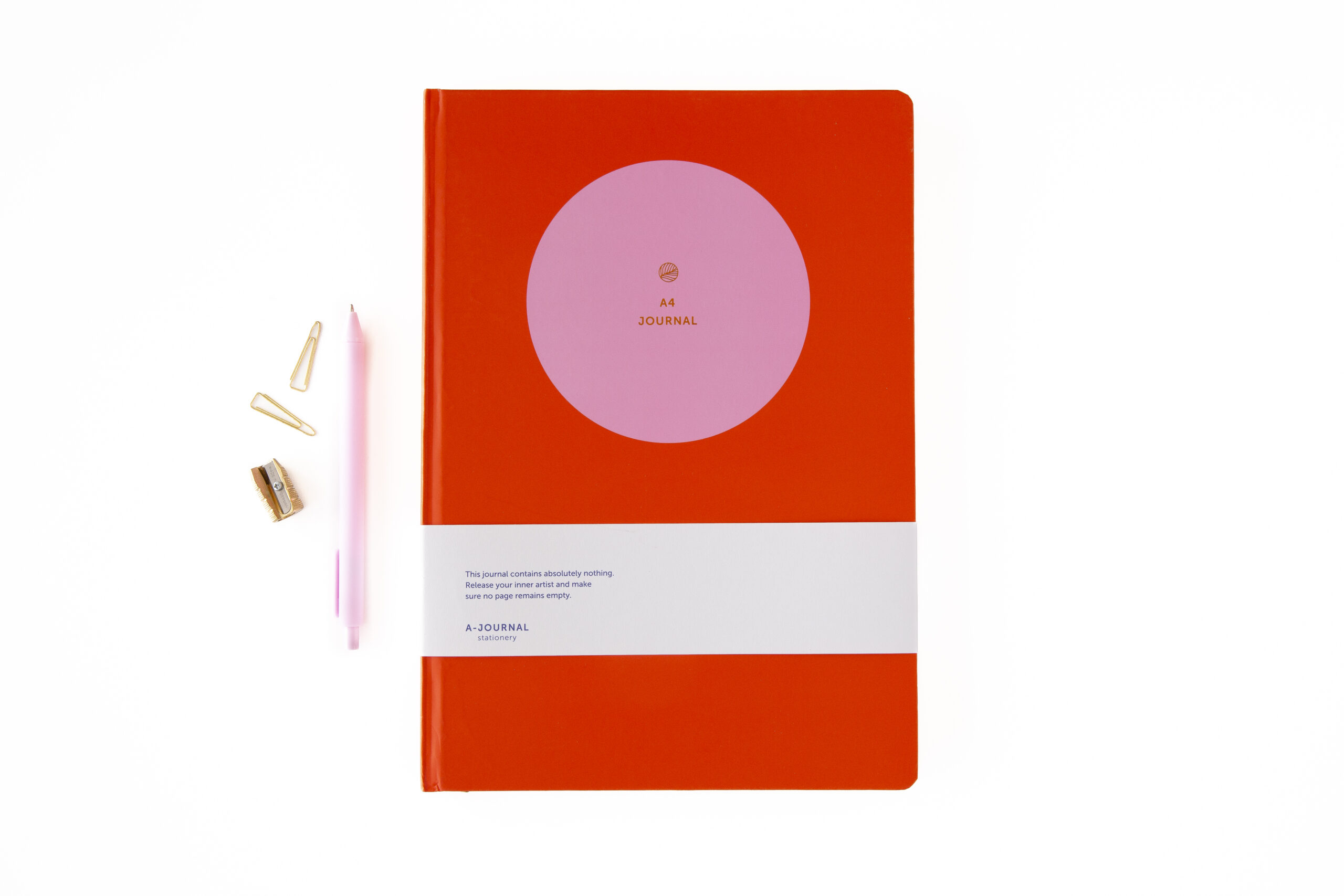 a-journal-sketchbook-a4-skizzenbuch-circle-pink-red image 3