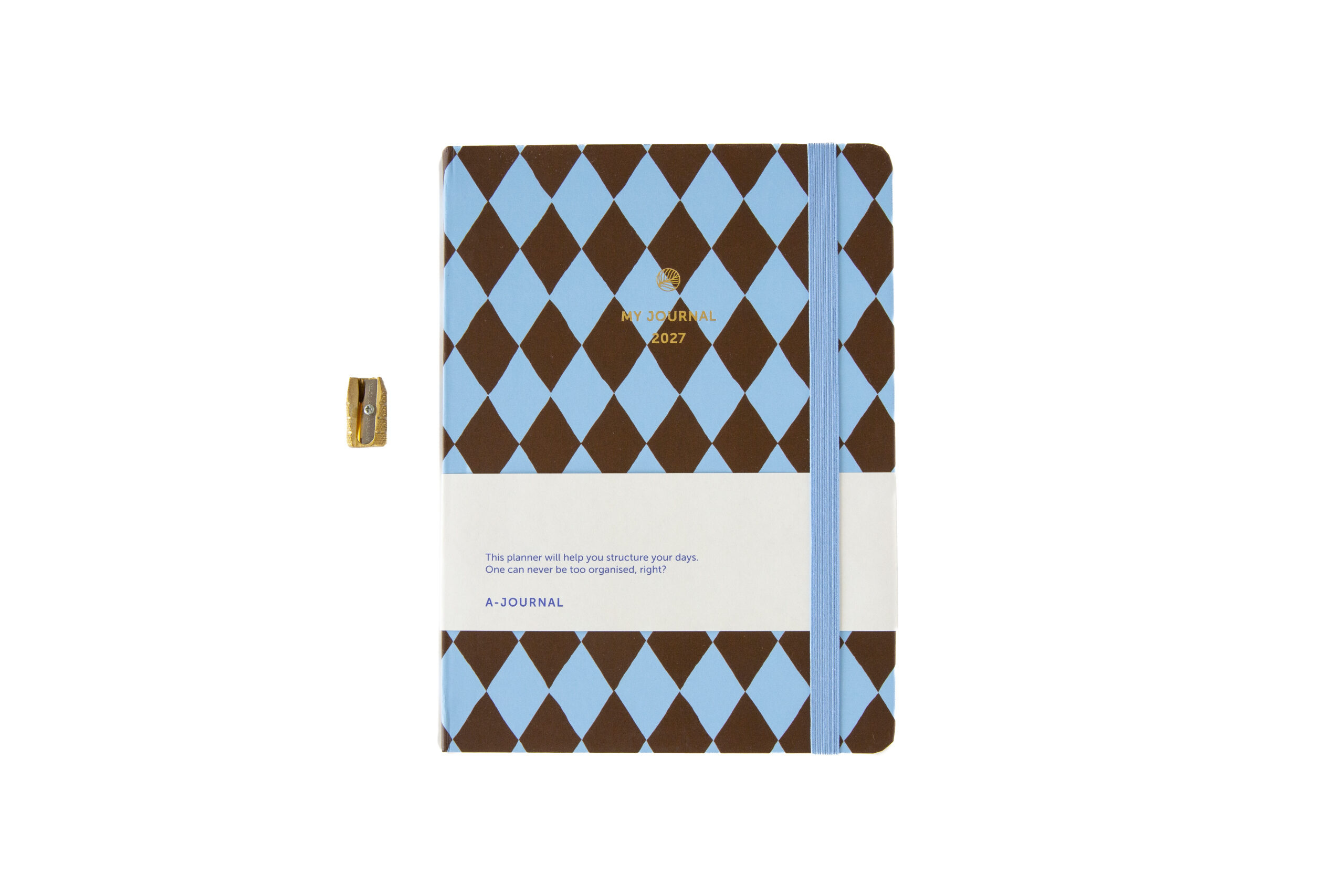 a-journal-my-journal-diary-2027-tagebuch-kariert-blau-schoko image 4