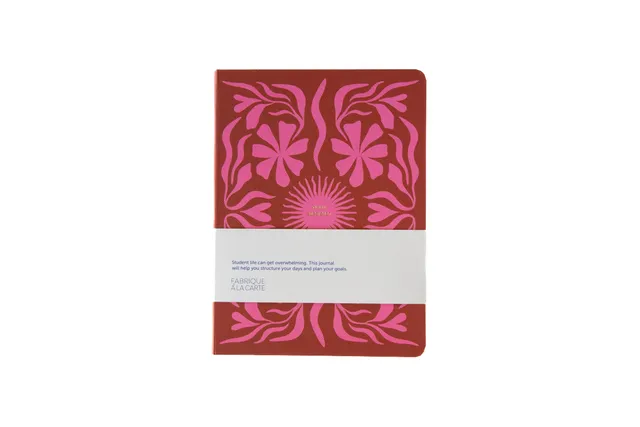 a-journal-fabrique-schulplaner-2026-2027-sun-flow-pink image 1