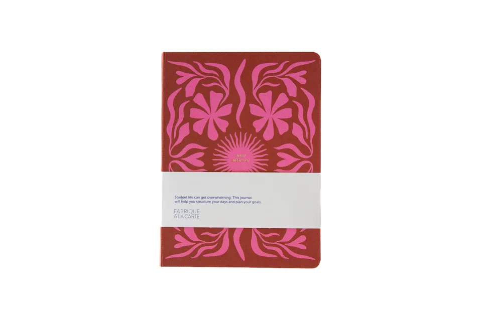 a-journal-fabrique-schulplaner-2026-2027-sun-flow-pink image 1