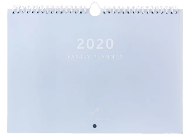 a-journal-diaries-and-planners-family-planner-2020-blau image 1