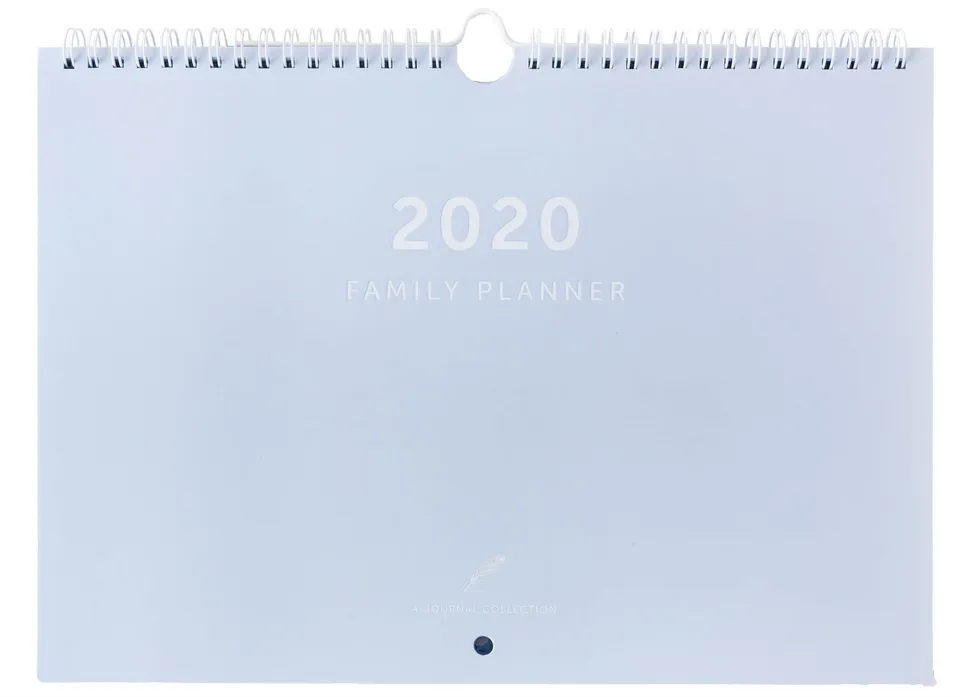 a-journal-diaries-and-planners-family-planner-2020-blau image 1