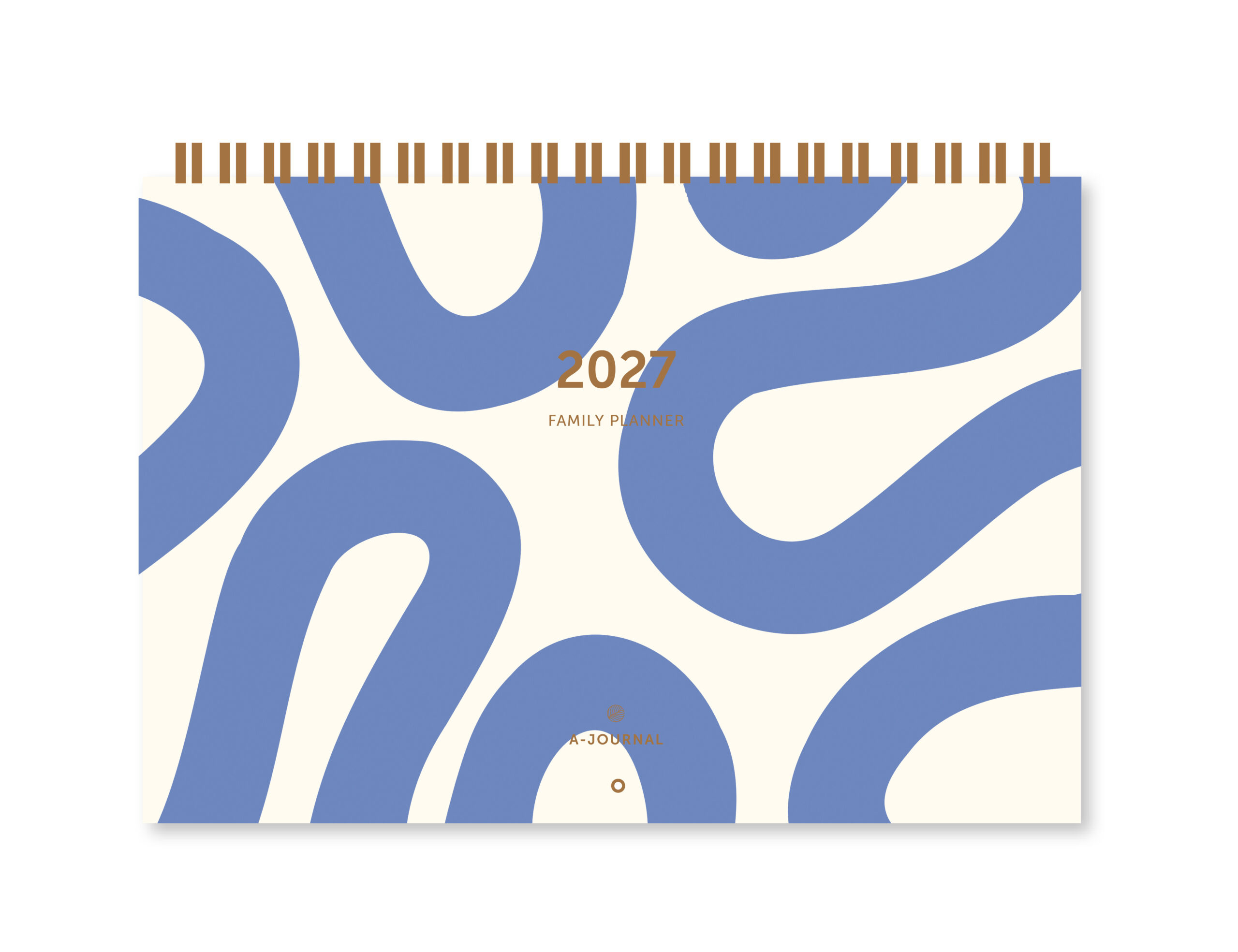 a-journal-family-planner-2027-flow-blue-familienkalender image 1