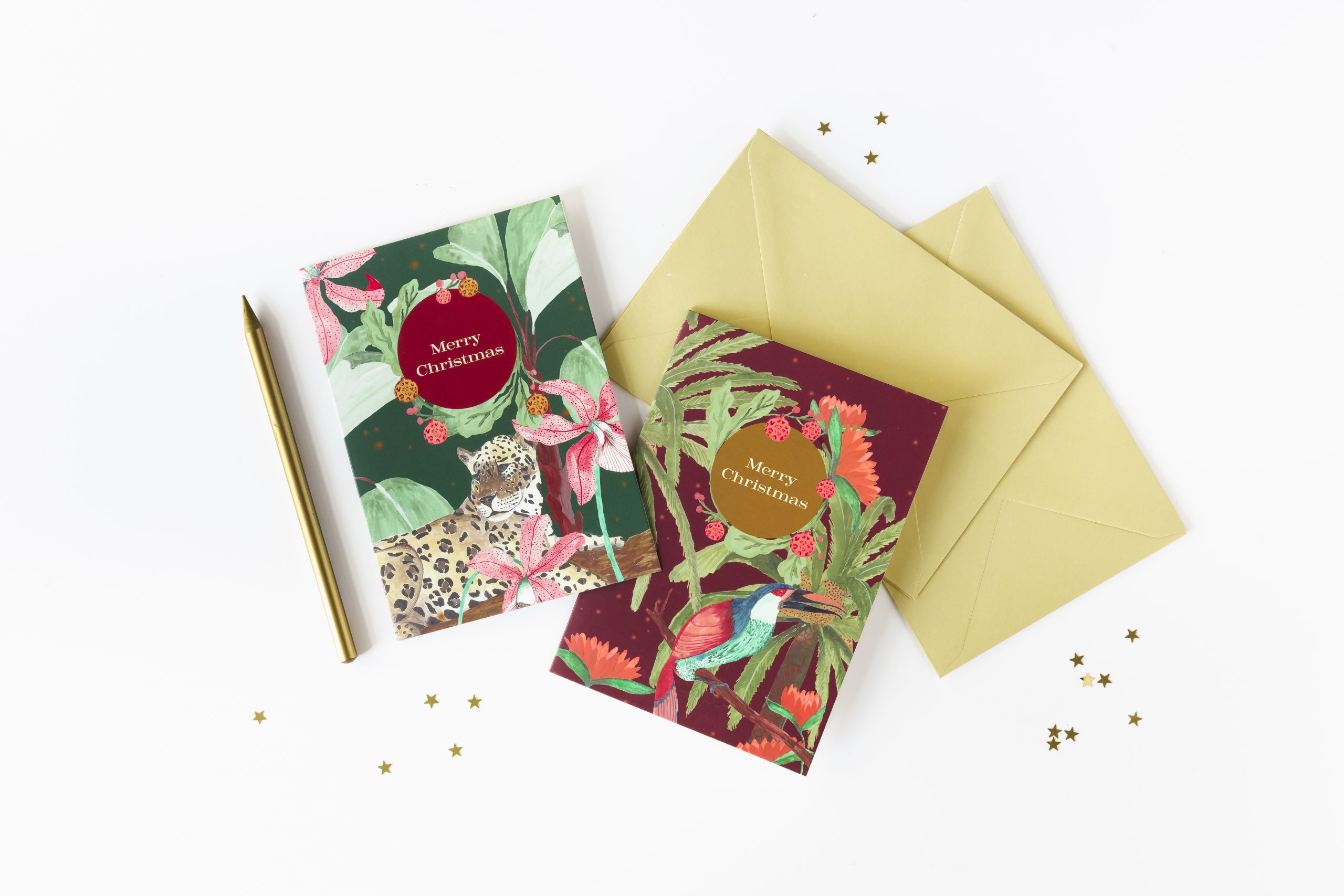 a-journal-ink-weihnachtskarten-set-gr-n-10-st-ck image 2
