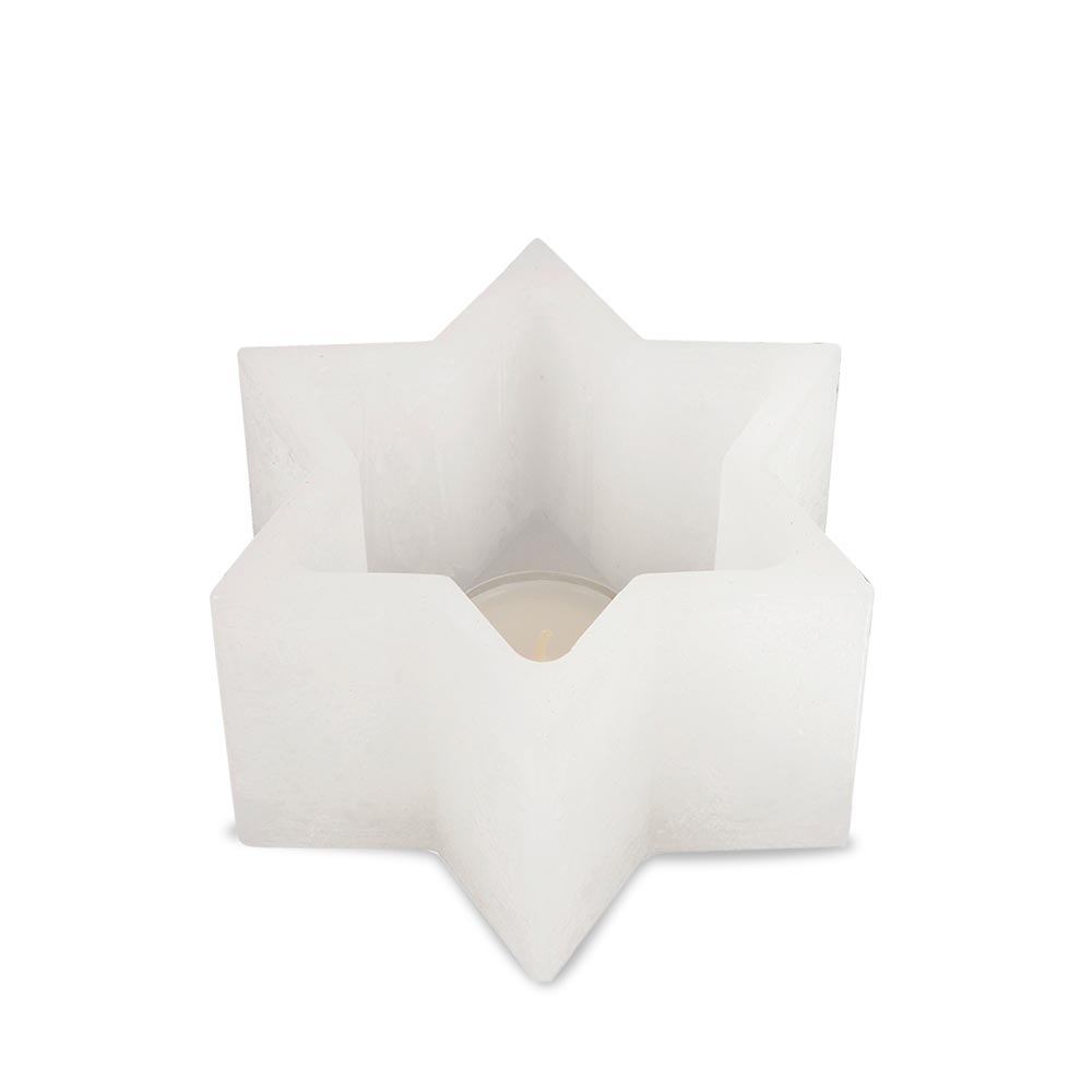 m-ller-kerzen-weihnachten-sternkerze-star-mit-teelicht image 1