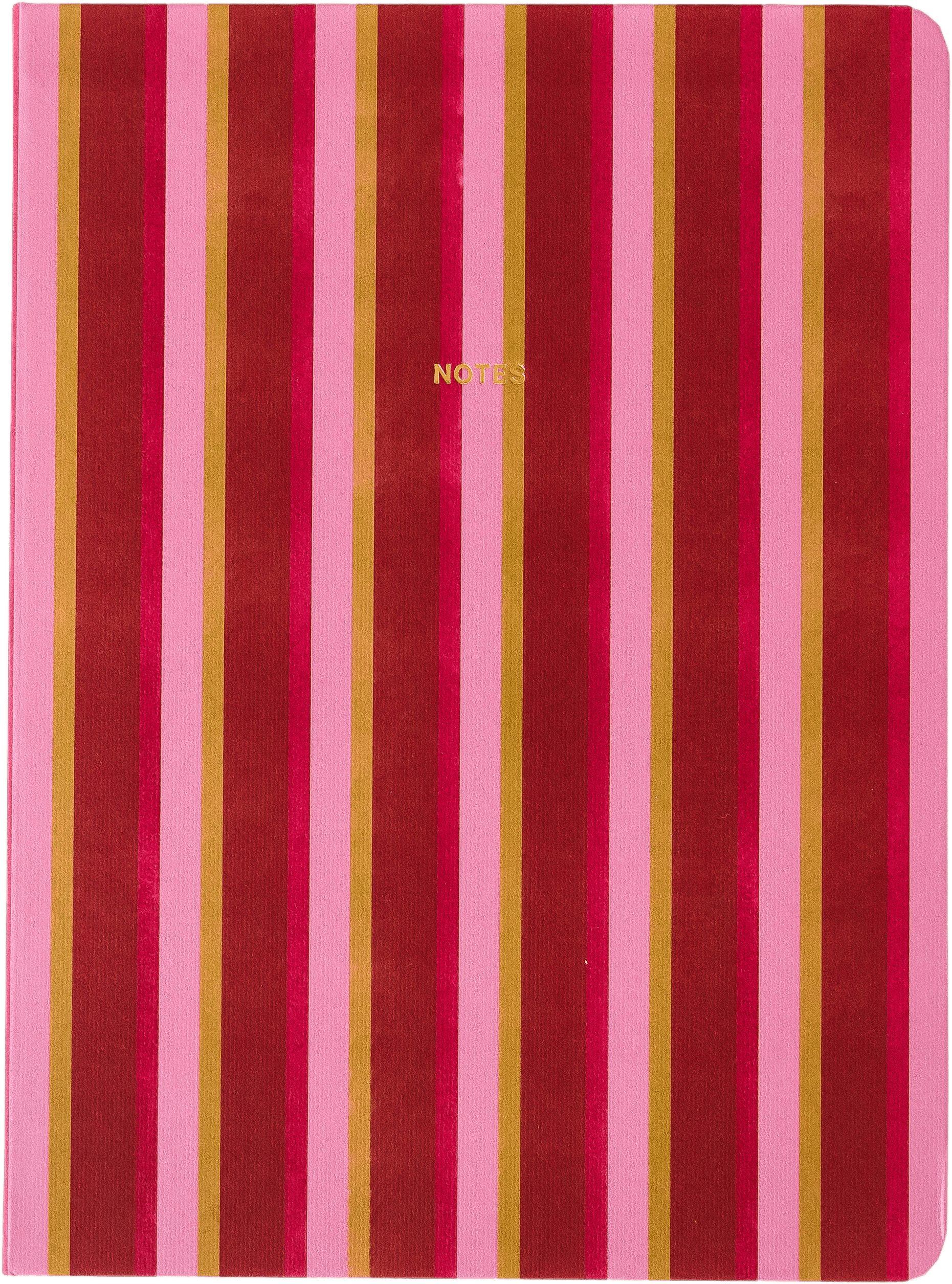 a-journal-notebook-stripes-notizbuch-gestreift image 1