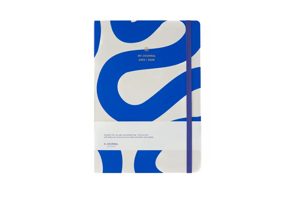 a-journal-my-journal-a4-schulplaner-2025-2026-flow-blue image 1