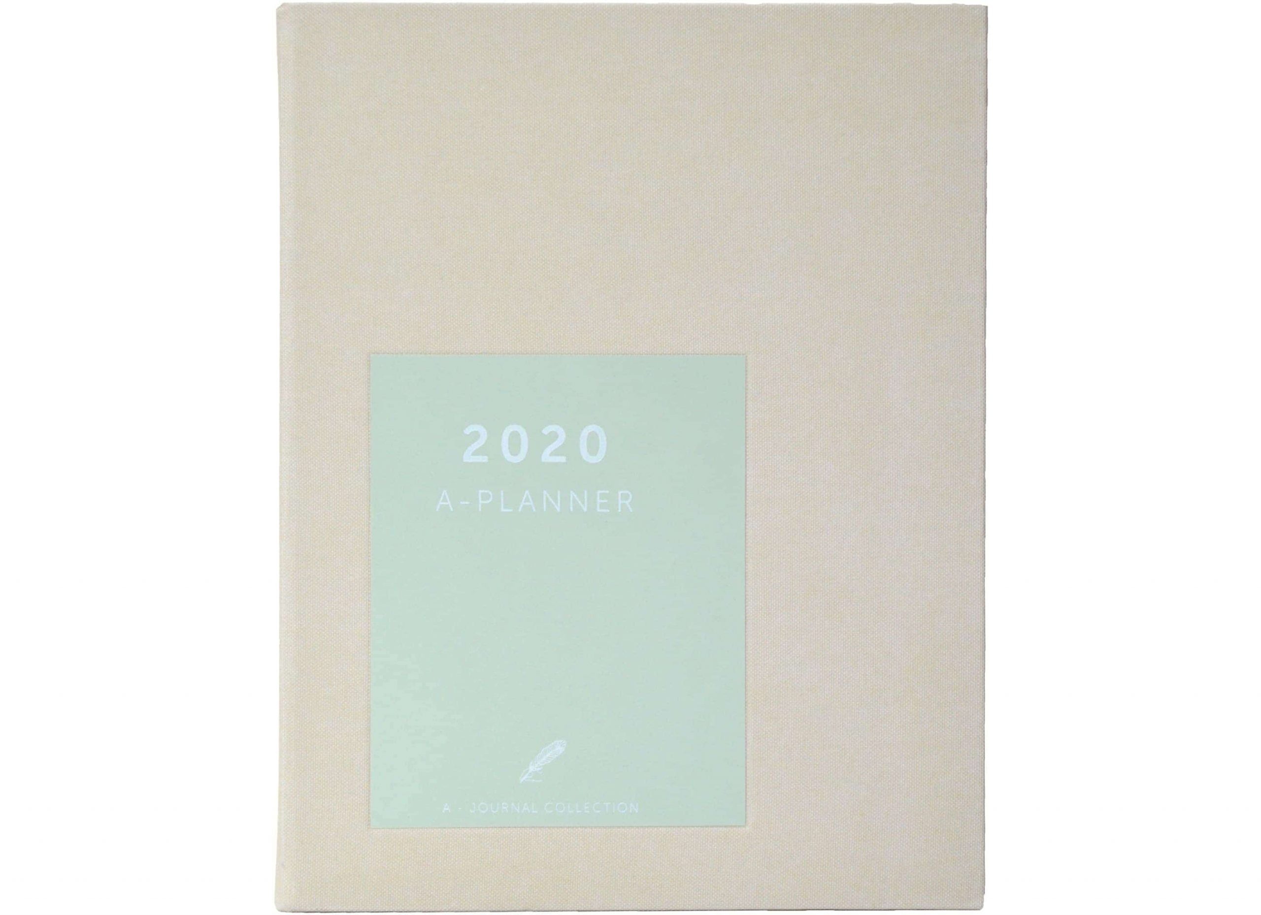 a-journal-a-planner-2020-linnen-planer-tagesplaner image 1