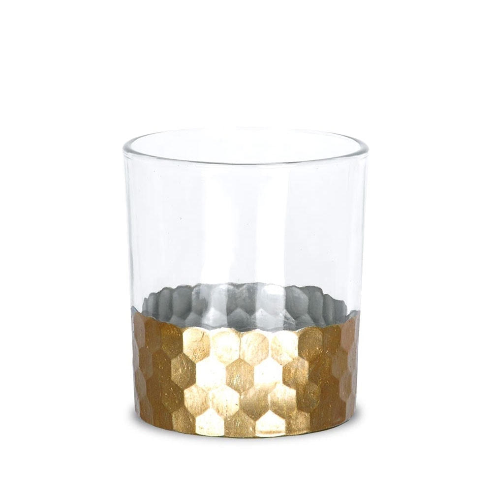 m-ller-kerzen-jazz-kerzenglas-gold-f-r-teelichte image 1