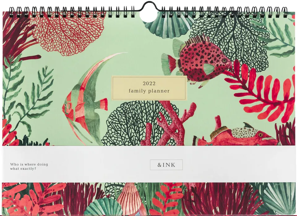a-journal-ink-familienplaner-2022-aqua-familienkalender image 1