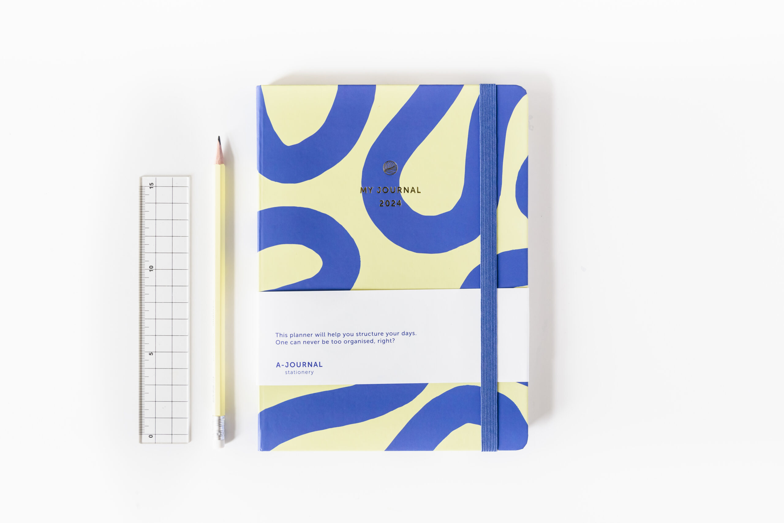 a-journal-my-journal-diary-2024-tagebuch-flow-blue image 4