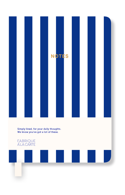a-journal-fabrique-a7-notebook-striped-blue-notizbuch image 1
