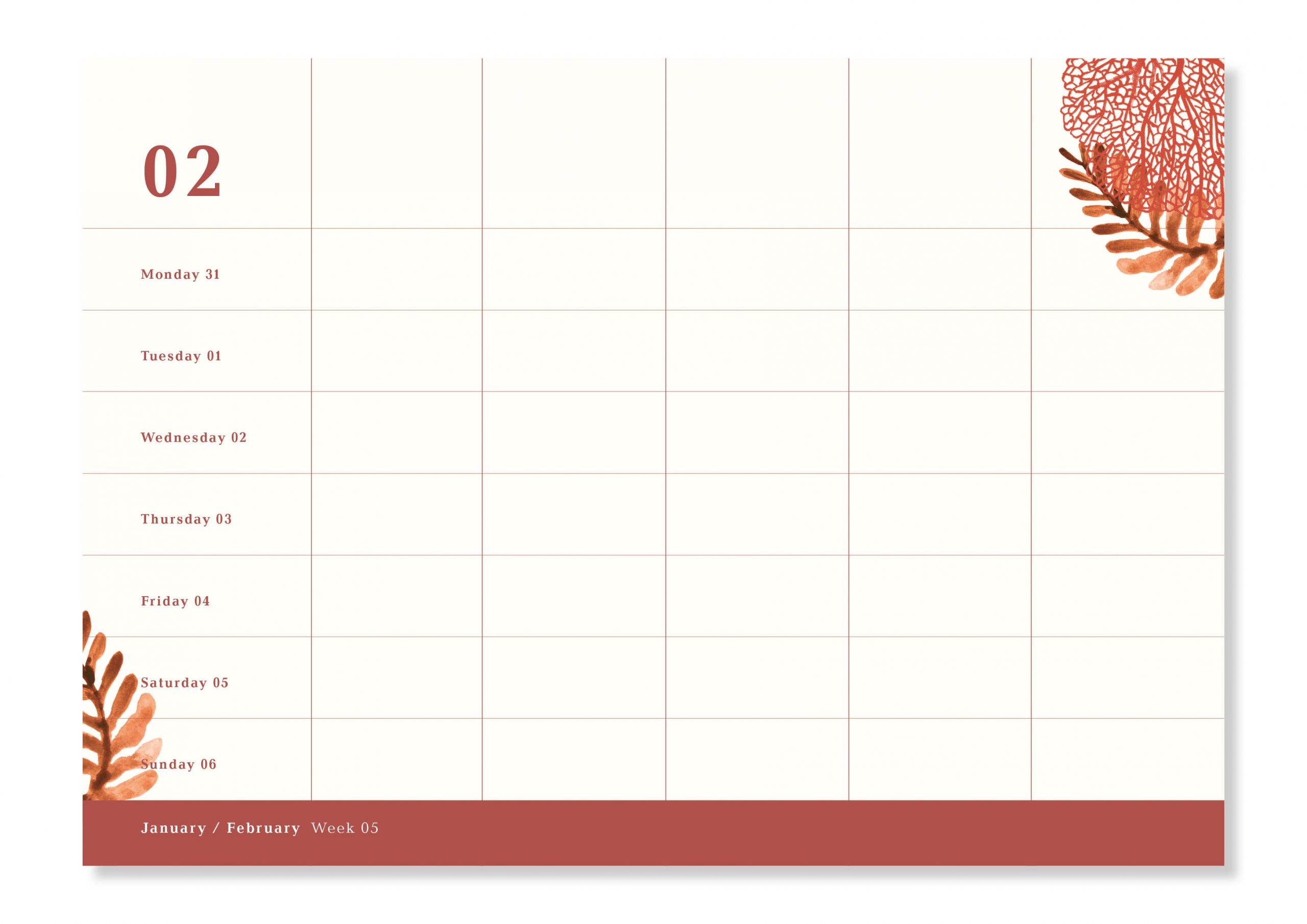 a-journal-ink-familienplaner-2022-aqua-familienkalender image 3