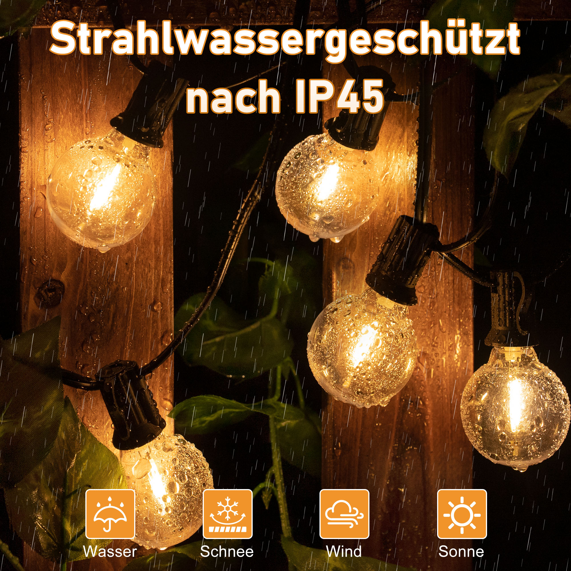 heipard-hp-ol-25-garten-lichterkette-warmwei-25-2-birnen image 2