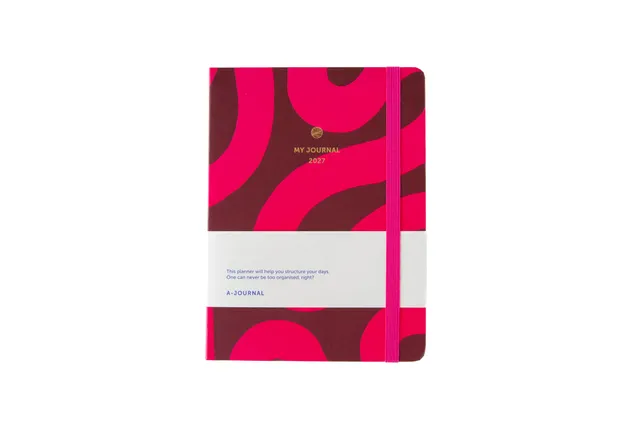 a-journal-my-journal-diary-2027-tagebuch-fuchsia-pink image 1