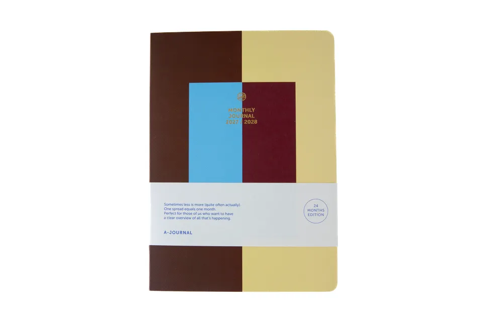 a-journal-monthly-journal-diary-2027-kalender-24-monate image 1
