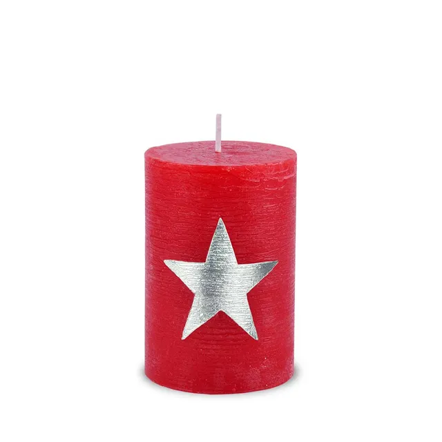 m-ller-kerzen-polarkerzen-orion-stumpenkerze-rot-100x68-mm-raureif image 1