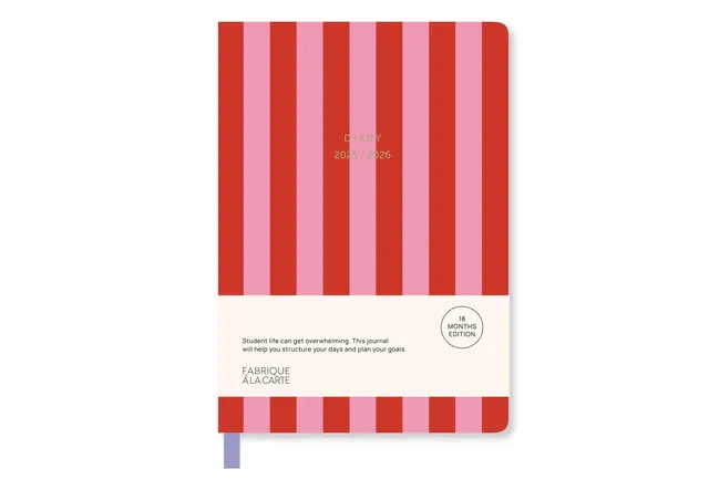 a-journal-fabrique-school-diary-2025-2026-pink-18-monate image 1