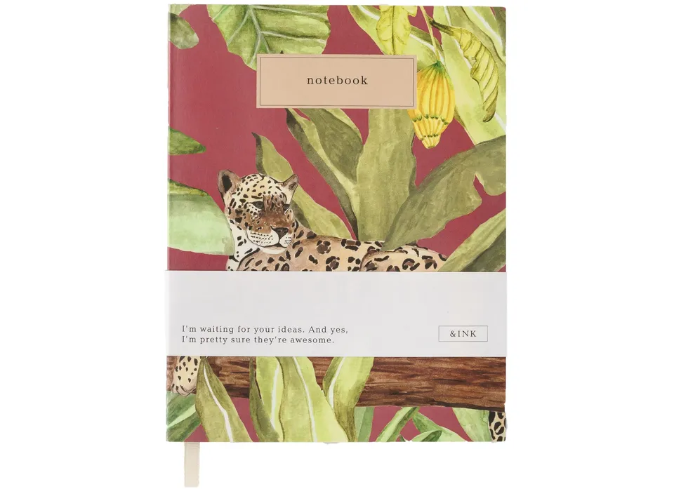 a-journal-ink-notizbuch-leopard-tiermuster image 1