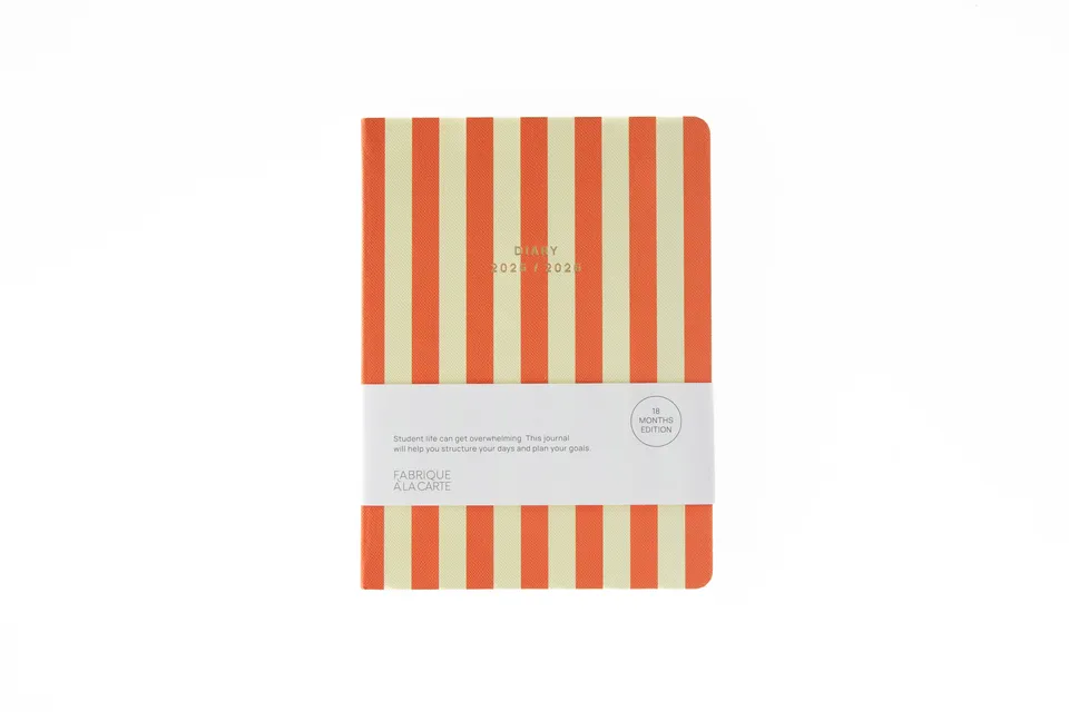 a-journal-school-diary-2025-2026-schulplaner-orange image 1