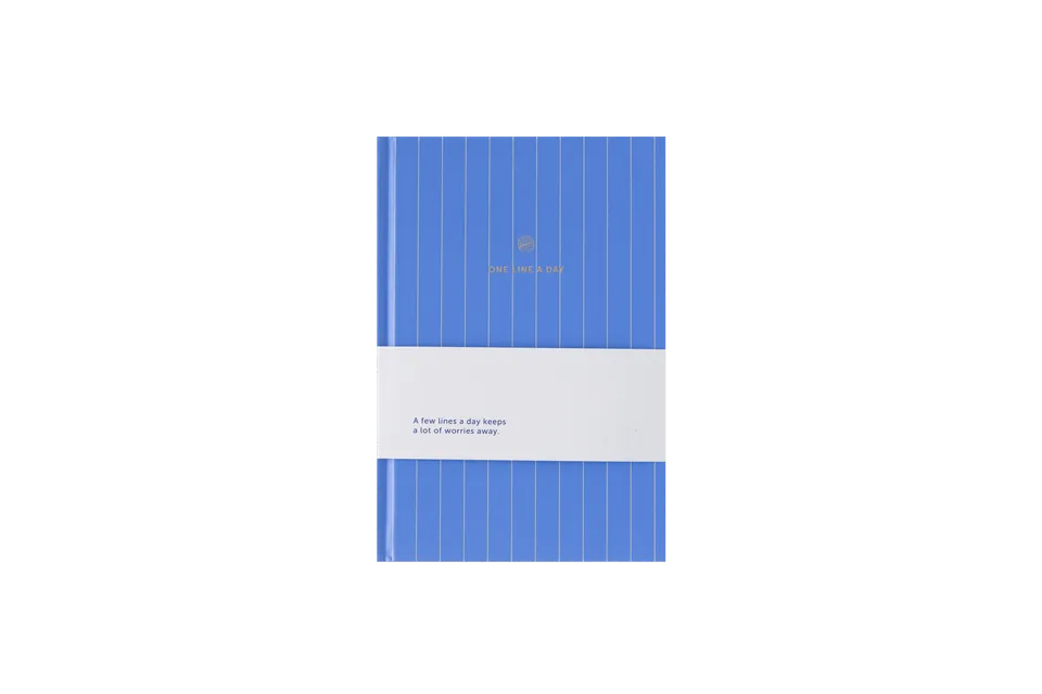 a-journal-one-line-a-day-lavender-stripes-tagebuch image 1