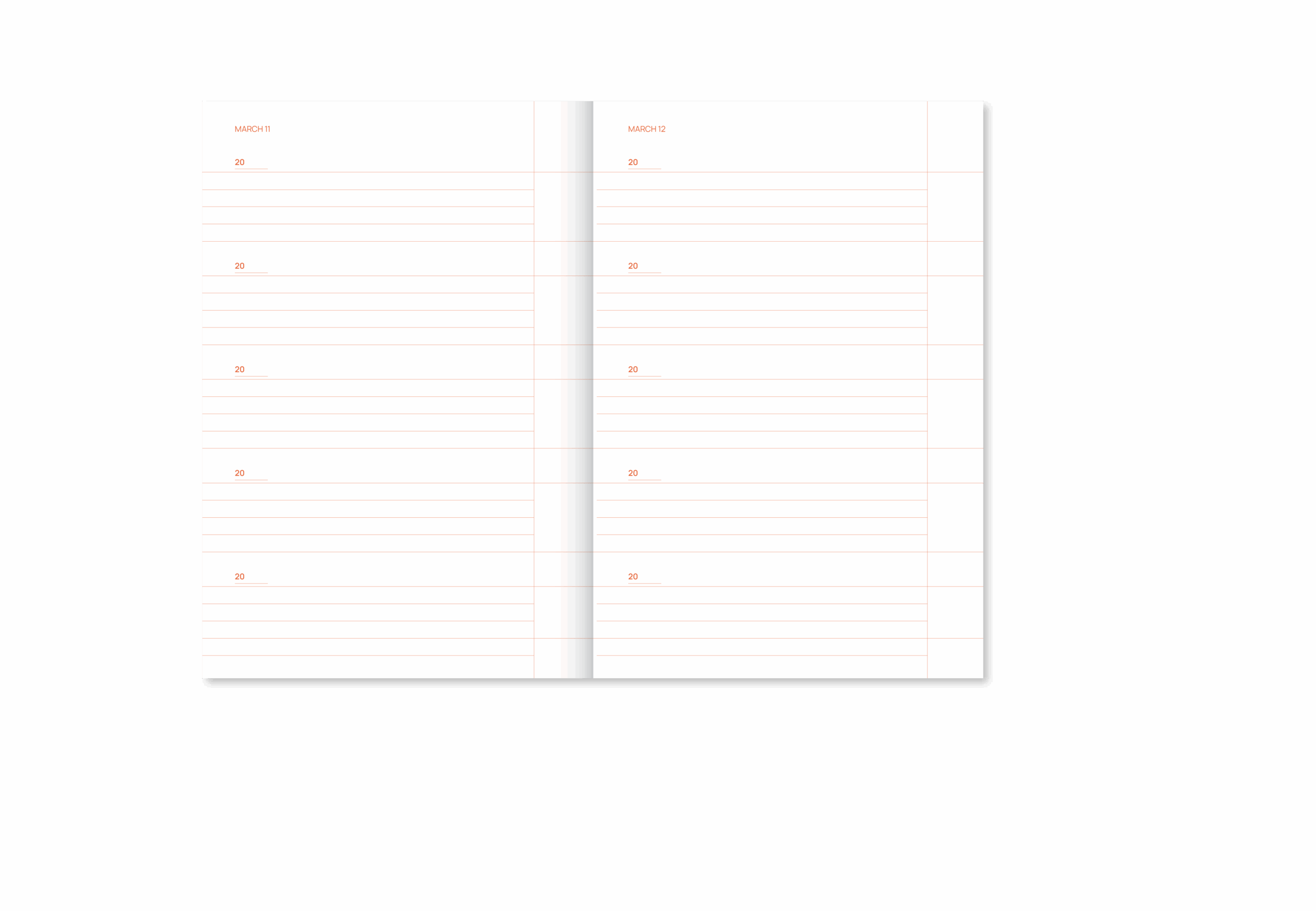 a-journal-one-line-a-day-tagebuch-sun-flow-pink image 2
