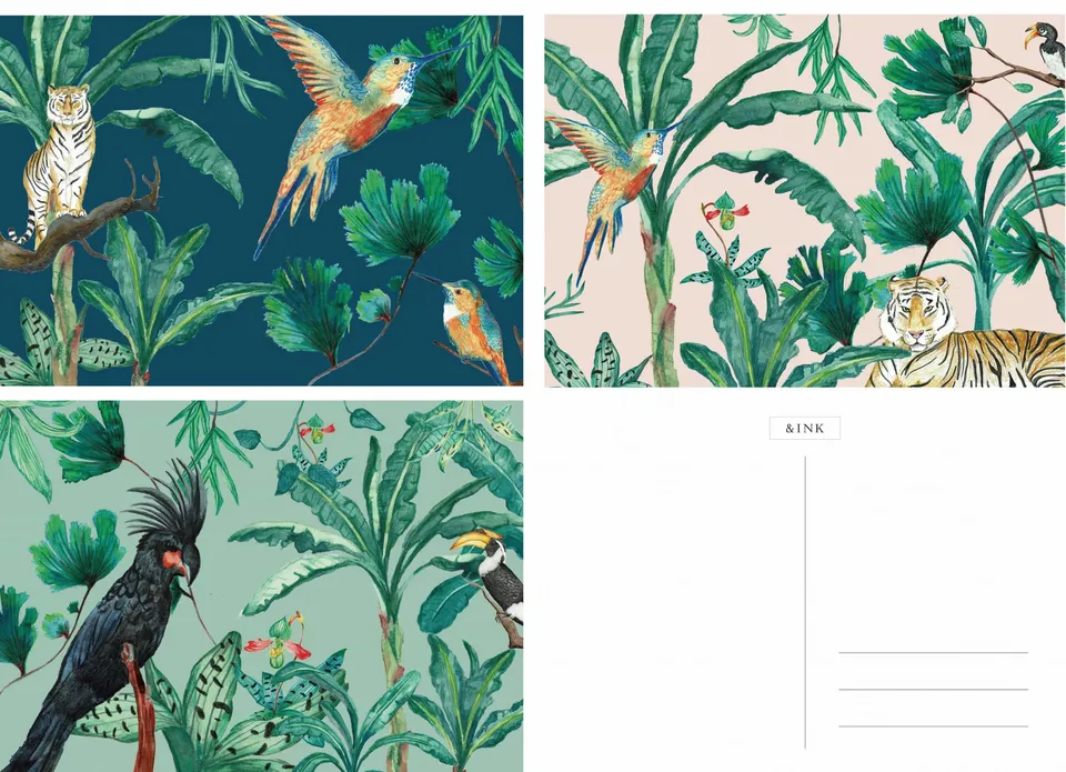 a-journal-ink-25-postkarten-set-mit-motiven-zum-verschicken image 1